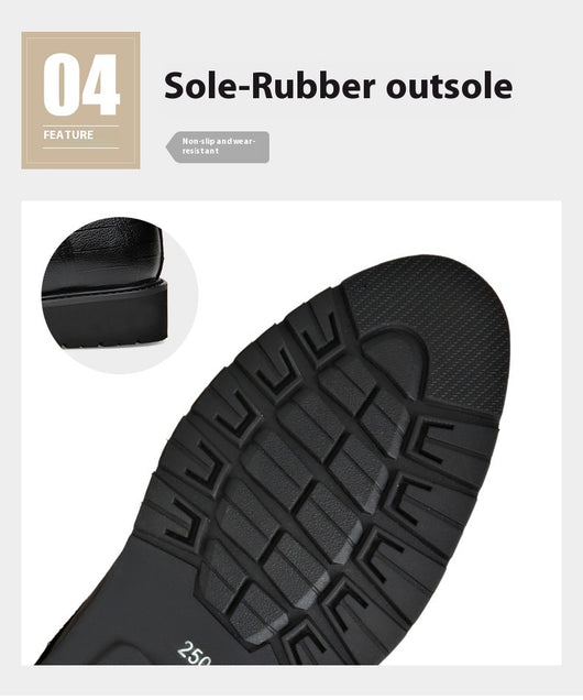 Zapatos Formales de Cuero Genuino para Hombre Talla Grande - Image 27