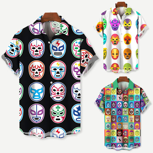Camisa Hawaiana Estampada 3D para Hombre - Casual de Verano