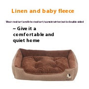 Cama de Terciopelo para Mascotas - Casa Cómoda para Perros y Gatos - Image 15