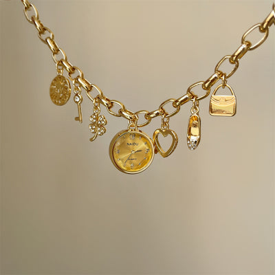 Reloj de Diamantes Estilo Coreano Delgado para Mujer - Image 12