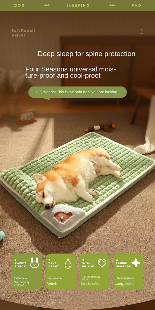 Cama Térmica para Perros Grandes - Colchoneta Desmontable y Lavable para Otoño e Invierno - Image 9