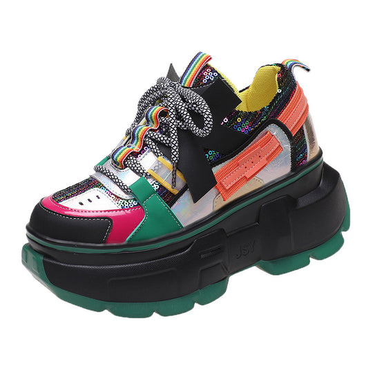 Zapatos Plataforma con Lentejuelas Street Style - Image 3
