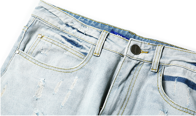Pantalones Vaqueros Rotos Holgados Estilo Urbano para Hombre - Image 8