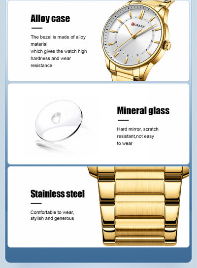 Reloj Hombre Esfera Grande Resistente al Agua - Image 14