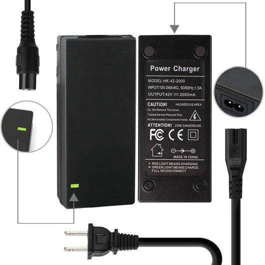 Cargador Universal 42V 2A - Adaptador de Potencia Rápido - Image 12