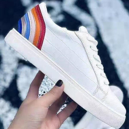 Zapatillas Blancas para Mujer con Cordones - Diseño Versátil y Cómodo - Image 9