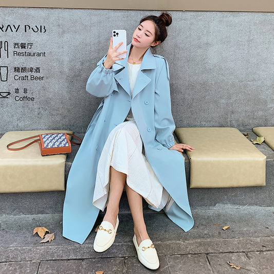 Abrigo Largo Holgado Estilo Coreano para Mujer - Image 2
