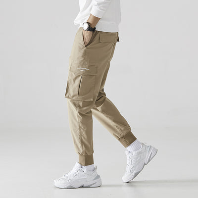 Pantalones Casuales Holgados con Bolsillos Múltiples y Tela Transpirable - Image 9