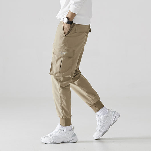 Pantalones Casuales Holgados con Bolsillos Múltiples y Tela Transpirable - Image 9