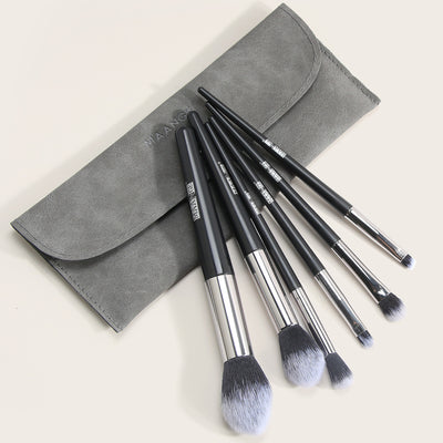 Set de 6 Brochas de Maquillaje Profesional para Rubor y Sombra