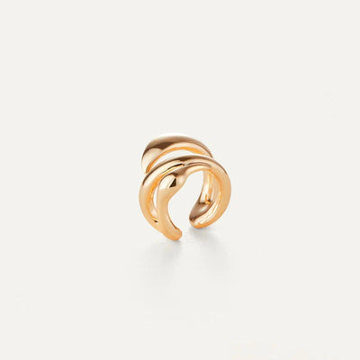 Arete Minimalista Multicapa para Cartílago - Clip Elegante Estilo Francés - Image 5
