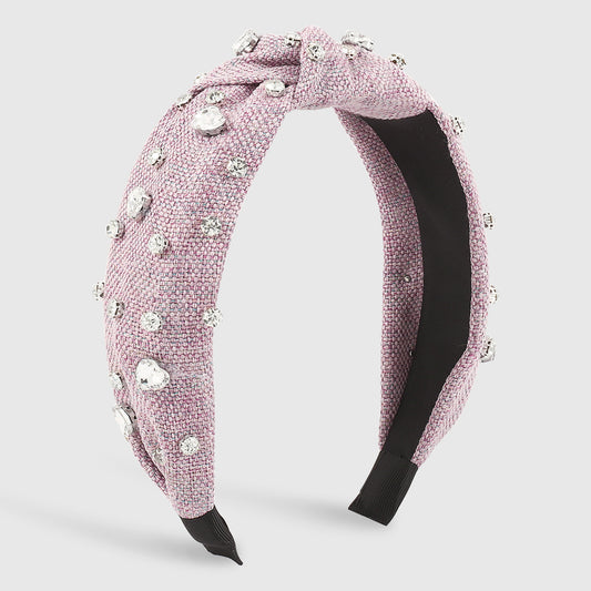 Diadema de Diamantes Corazón - Diseño Europeo Minimalista y Elegante