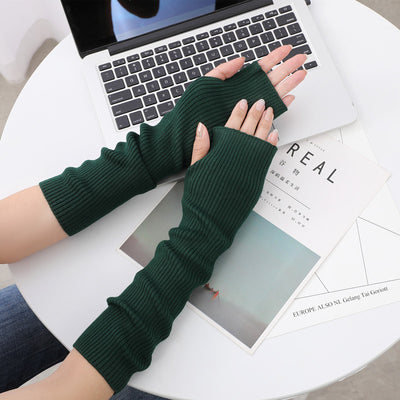 Guantes de Cachemira Mitones para Invierno - Diseño Liso y Elegante - Image 10