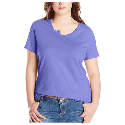 Playera Holgada de Manga Corta Color Sólido - Image 11