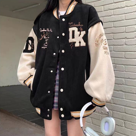 Chaqueta Casual Holgada para Estudiantes de Secundaria