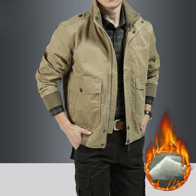 Chaqueta Casual de Algodón 100% Puro Lavado - Image 11