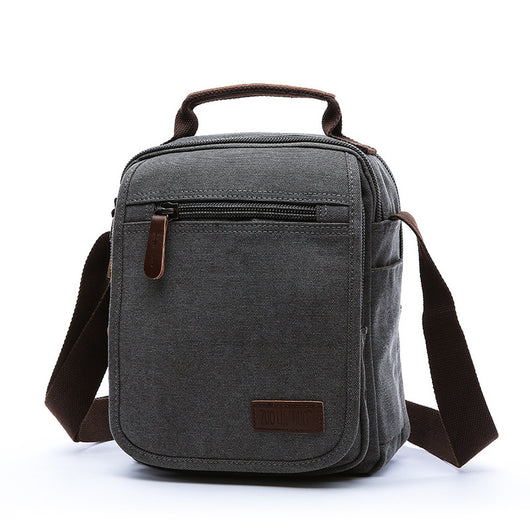 Bolsa Mensajera de Lona para Hombre con Múltiples Compartimentos - Image 20