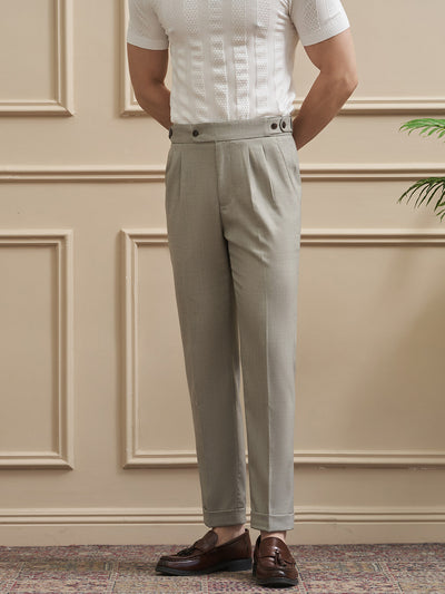 Pantalones Casuales Drapeados Slim-Fit para Hombre - Traje de Negocios - Image 8