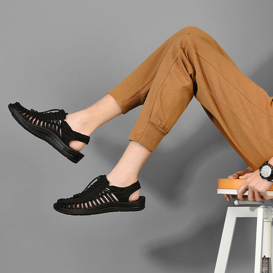 Sandalias Tejidas Romanas Casual para Mujer