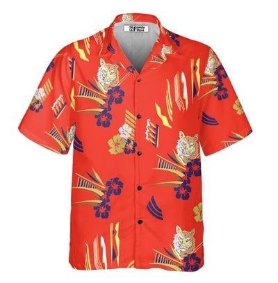 Camisa Estampada Elástica de Fibra de Acetato para Hombre - Image 45