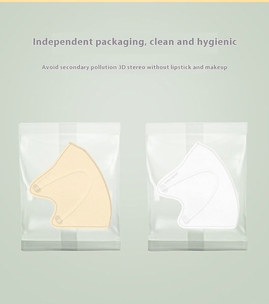 Black 3D stereoscopic protective face mask with ear hooks, individually packed, shown with a box of 30. - Image 13