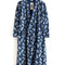 Navy Blue Leaves