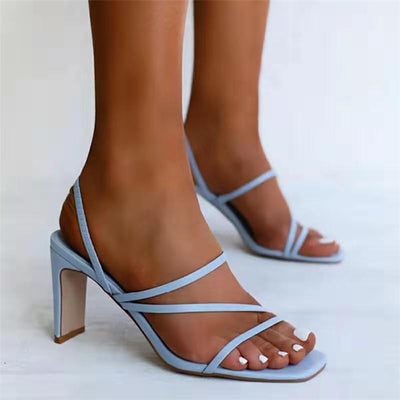 Sandalias de Tacón Alto para Mujer Talla Grande - Image 12