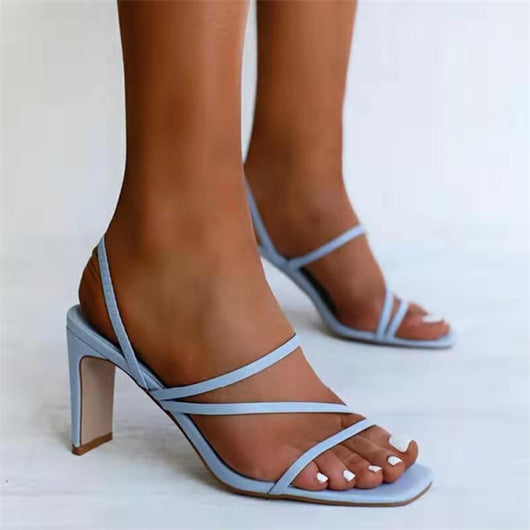 Sandalias de Tacón Alto para Mujer Talla Grande - Image 12