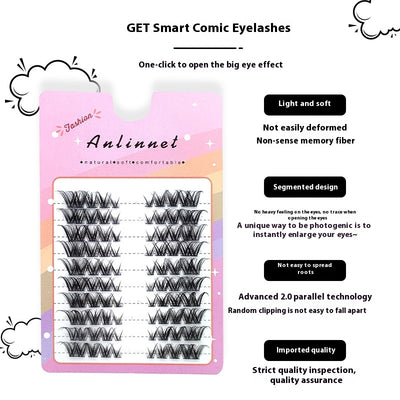 Pestañas Postizas Voluminosas de 10 Filas con Efecto Alas Inclinadas - Image 3