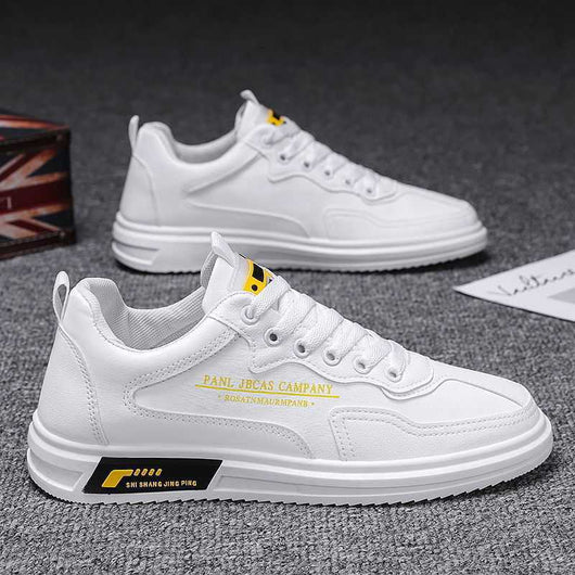 Tenis Deportivos Casuales para Hombre Blancos Transpirables Versátiles - Image 7