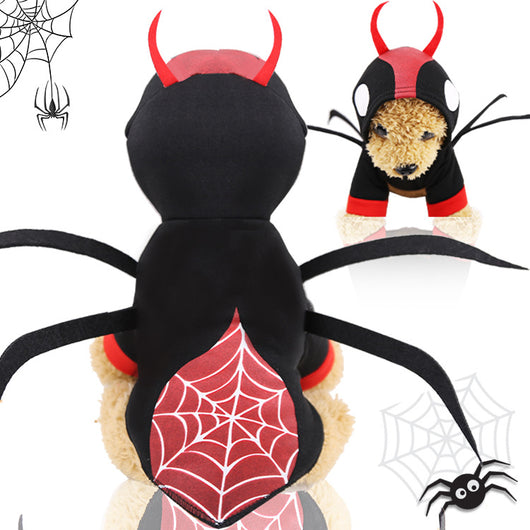 Ropa de Mascota Temática Halloween - Gato Negro, Araña y Calabaza - Image 18