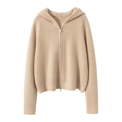 Cardigan Hoodie de Cachemira para Mujer con Cierre - Image 5