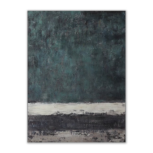 Cuadro Abstracto Texturizado Verde Wabi-sabi Decoración Moderna para Sala de Estar - Image 12