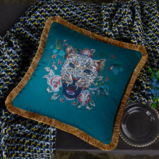 Almohada de Respaldo Retro con Borlas para Sofá - Cojín Lumbar Decorativo - Image 4