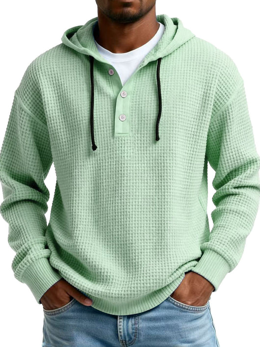 Suéter Hoodie Entallado con Cierre Medio para Hombre - Image 21