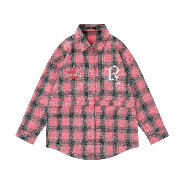 Camisa de Cuadros Manga Larga para Hombre - Estilo Urbano Premium - Image 2