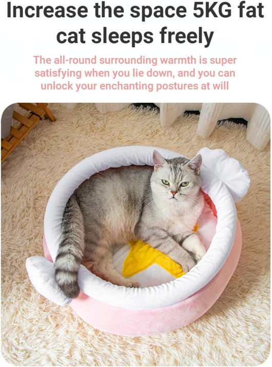 Cama Nido para Gatos Forma Miel - Sofá Cómodo y Acogedor para Mascotas - Image 6