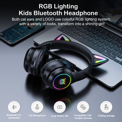Auriculares Gaming ONIKUMA B90 con RGB y Bluetooth - Image 24