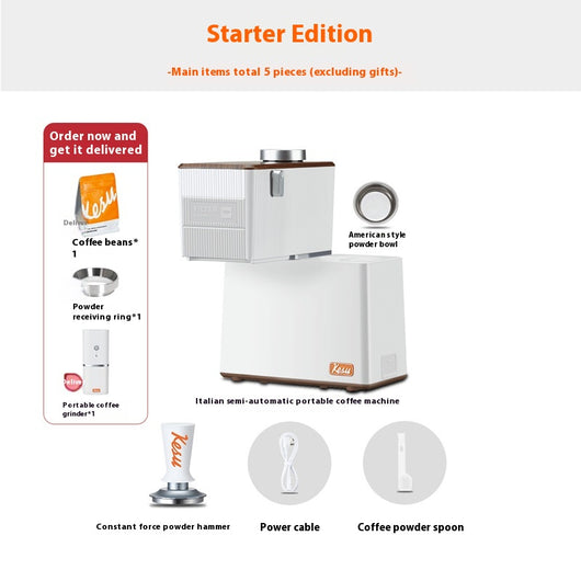 Cafetera Portátil Semiautomática Kesu - Espresso Concentrado de Calidad Italiana - Image 4