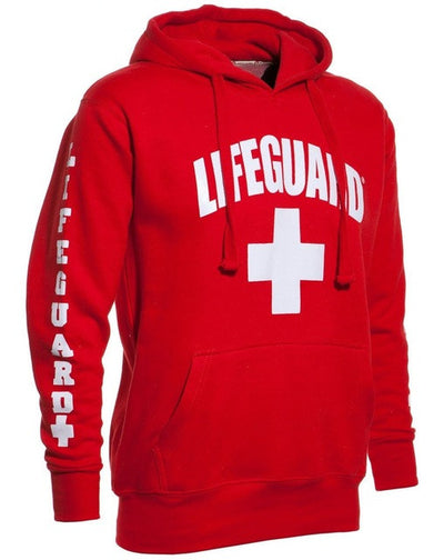 Sudadera Hoodie Salvavidas con Estampado Lateral Rojo - Image 6