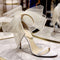 Tacones Stiletto Asimétricos Destalonados