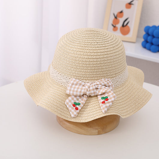 Conjunto Infantil de Bolsa y Sombrero de Paja para el Sol - Image 4
