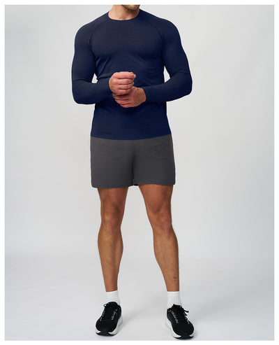 Playera Deportiva Manga Larga Transpirable de Secado Rápido para Hombre - Image 19