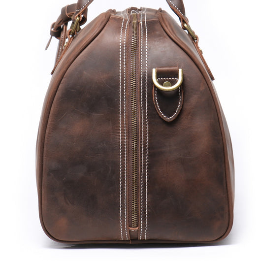 Bolsa de Viaje Portátil para Hombre en Cuero Genuino Estilo Retro - Image 25