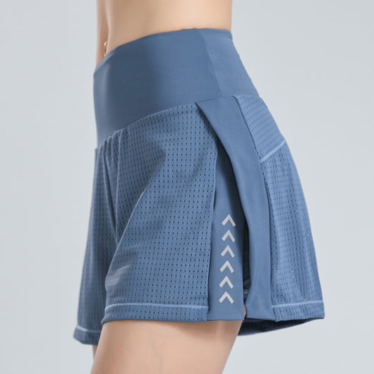 Pantalones Deportivos Yoga Transpirables con Diseño Dos Piezas - Image 2