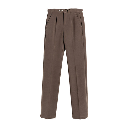 Pantalones de Traje de Lana Coreano Casual Hombre Madurez - Image 5