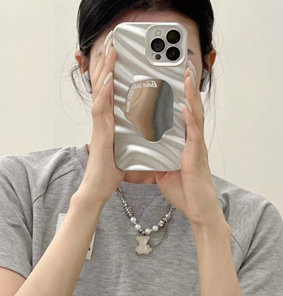 Funda Espejo Geométrica con Patrón Wave - Image 9