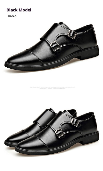 Zapatos de Cuero para Hombre con Suela Suave - Diseño Versátil y Cómodo - Image 10