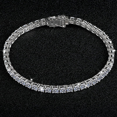 Pulsera de Plata S925 con Diamante Mosan para Mujer - Image 5