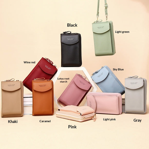 Billetera Crossbody Vertical para Teléfono - Diseño Minimalista y Funcional